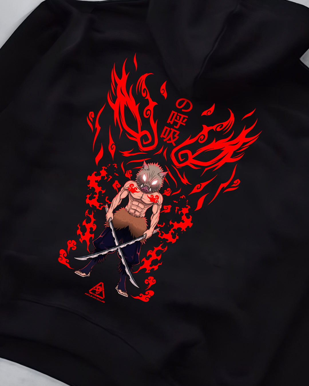 Inosuke /// Demon Slayer Oversize Anime Hoodie – AKUMA CLUB