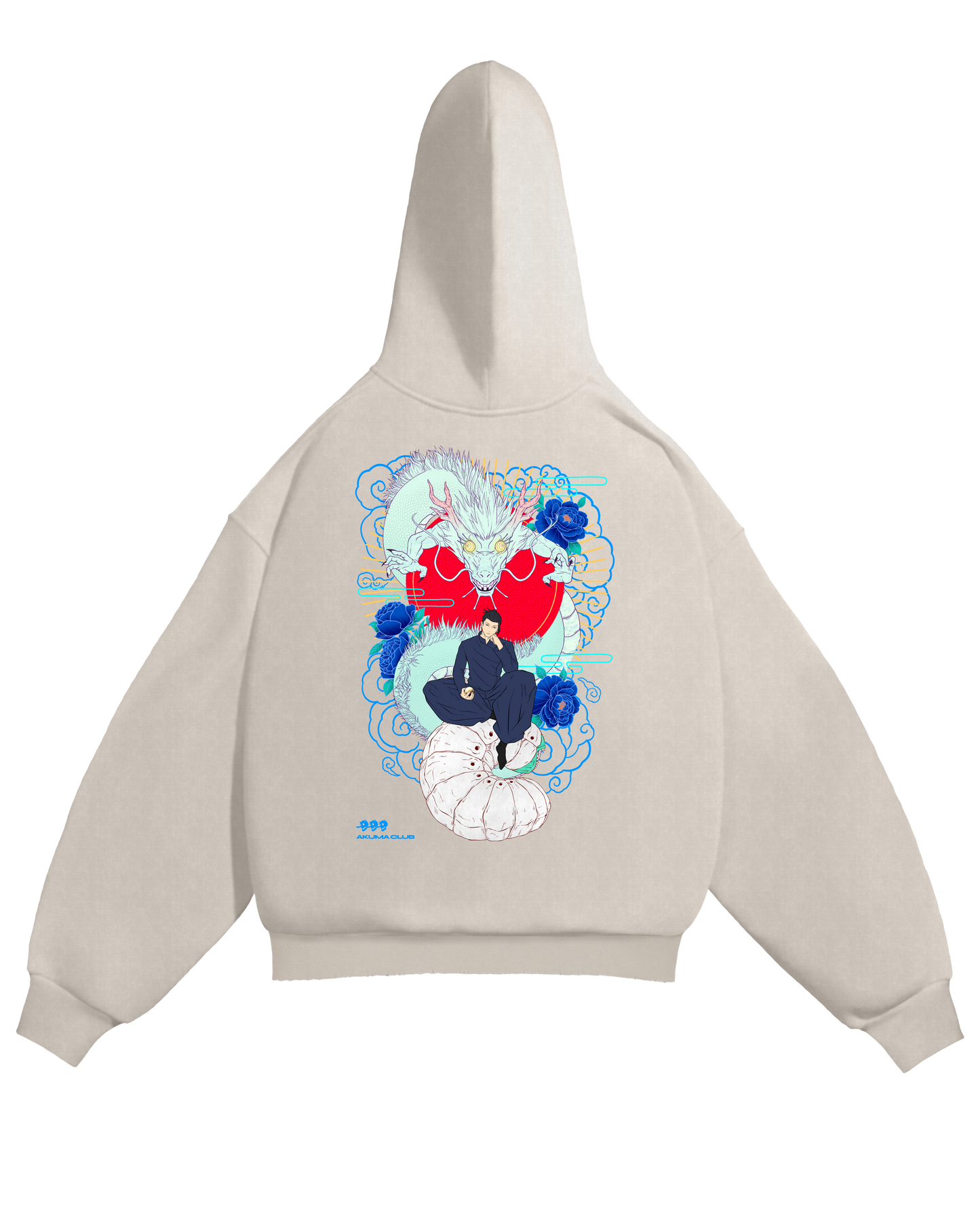 RAINBOW DRAGON - PREM. RAW HOODIE