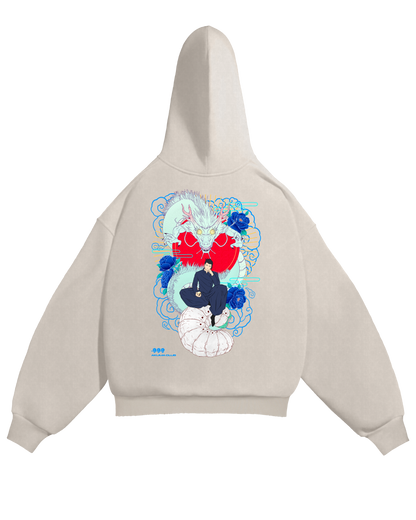 RAINBOW DRAGON - PREM. RAW HOODIE