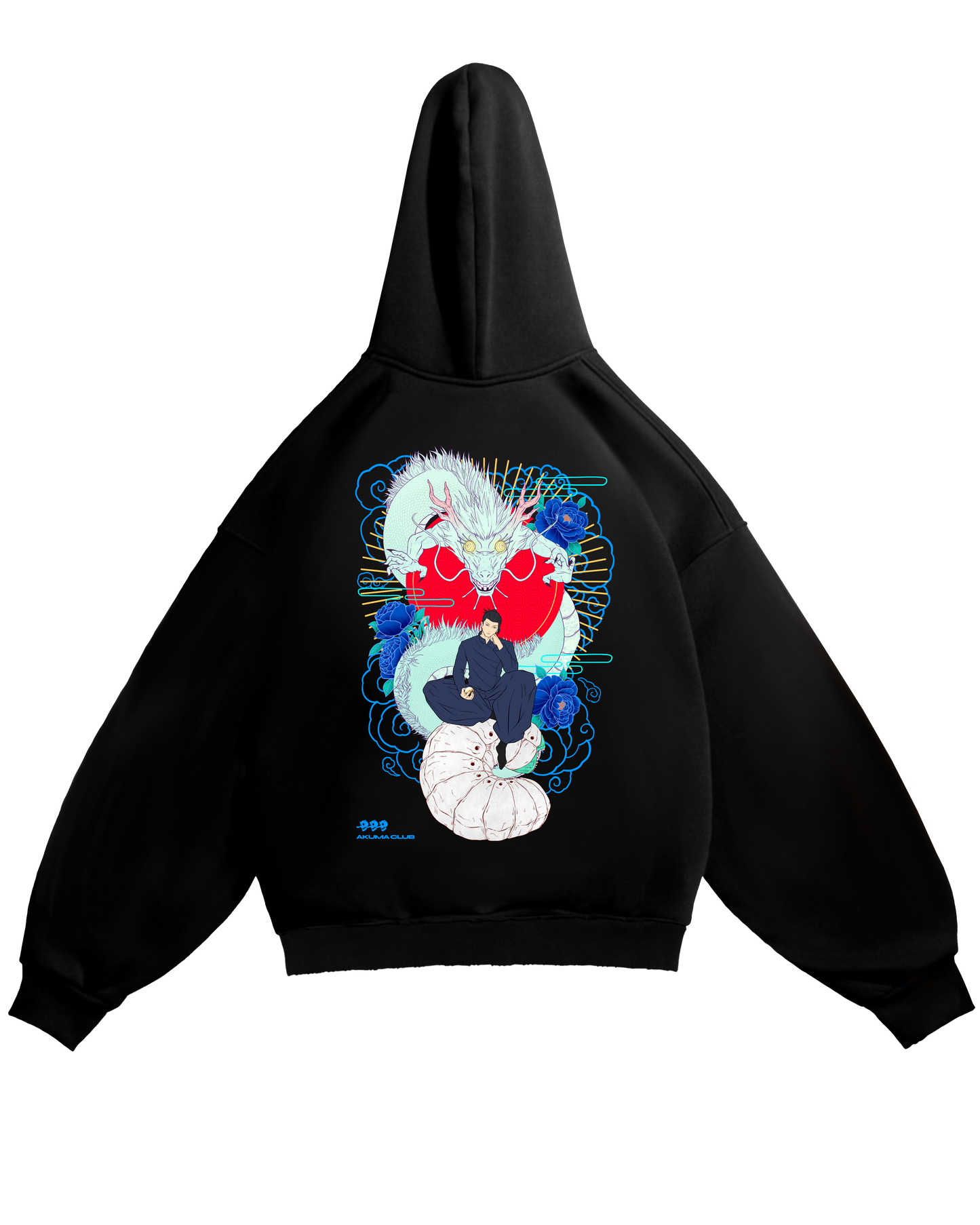 RAINBOW DRAGON - PREM. RAW HOODIE