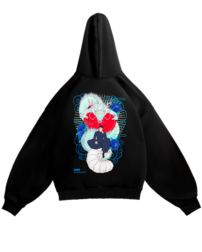 RAINBOW DRAGON - PREM. RAW HOODIE
