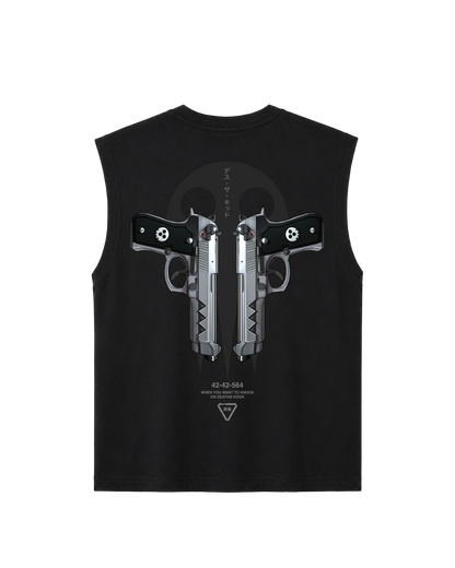 DEMON TWIN GUNS - SLEEVELESS TEE