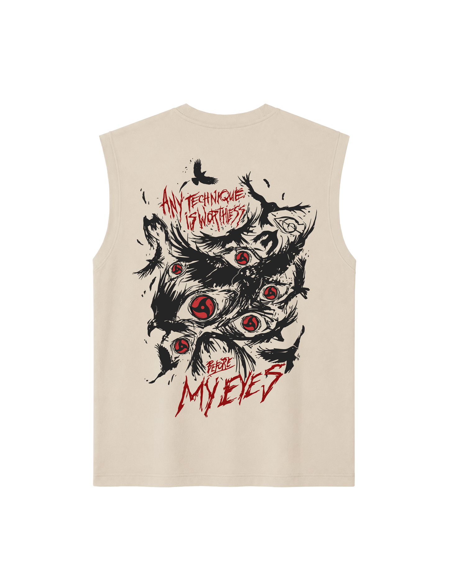 CROWS - SLEEVELESS TEE