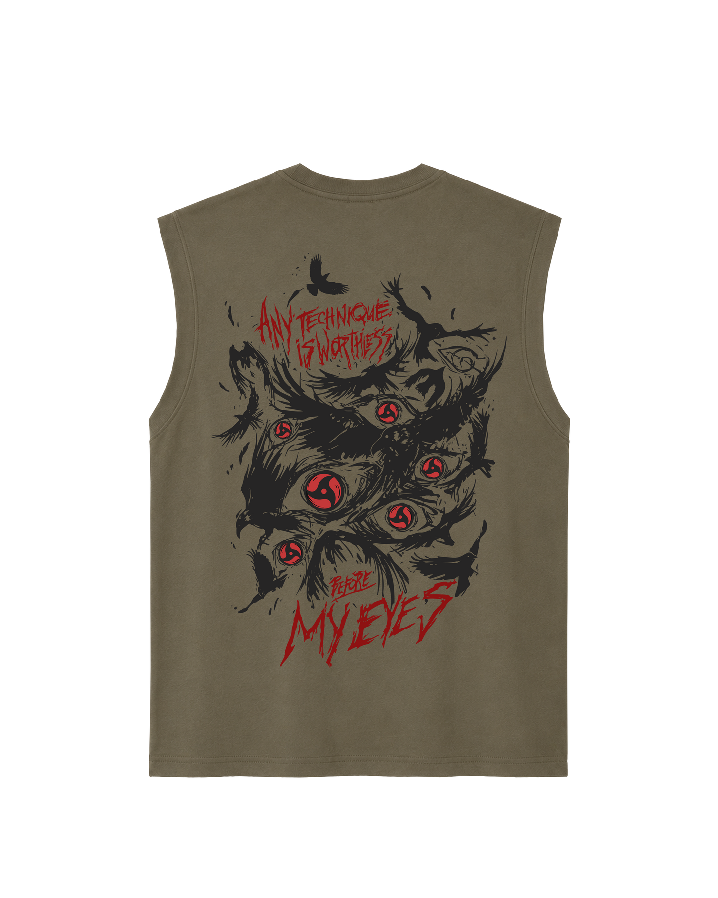 CROWS - SLEEVELESS TEE