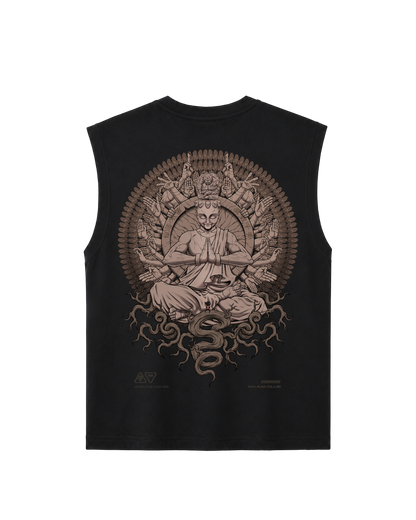SAGE ART - SLEEVELESS TEE